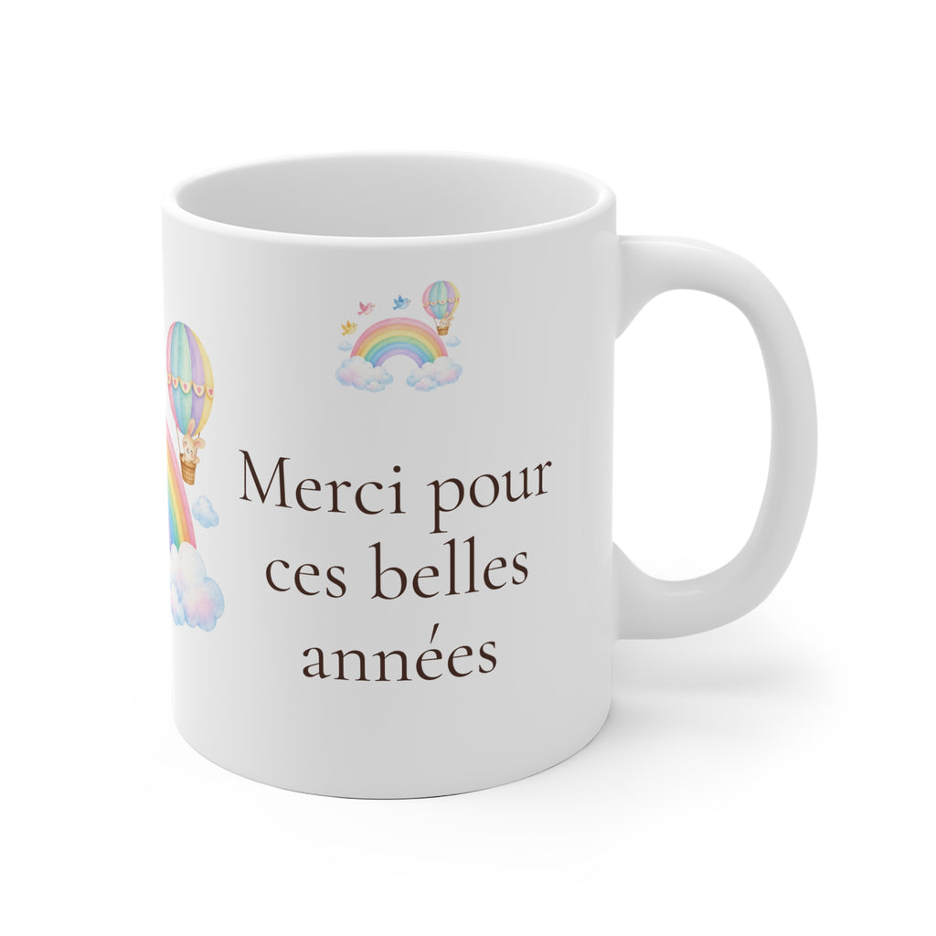 Mug personnalisé Merci nounou – Raffinée