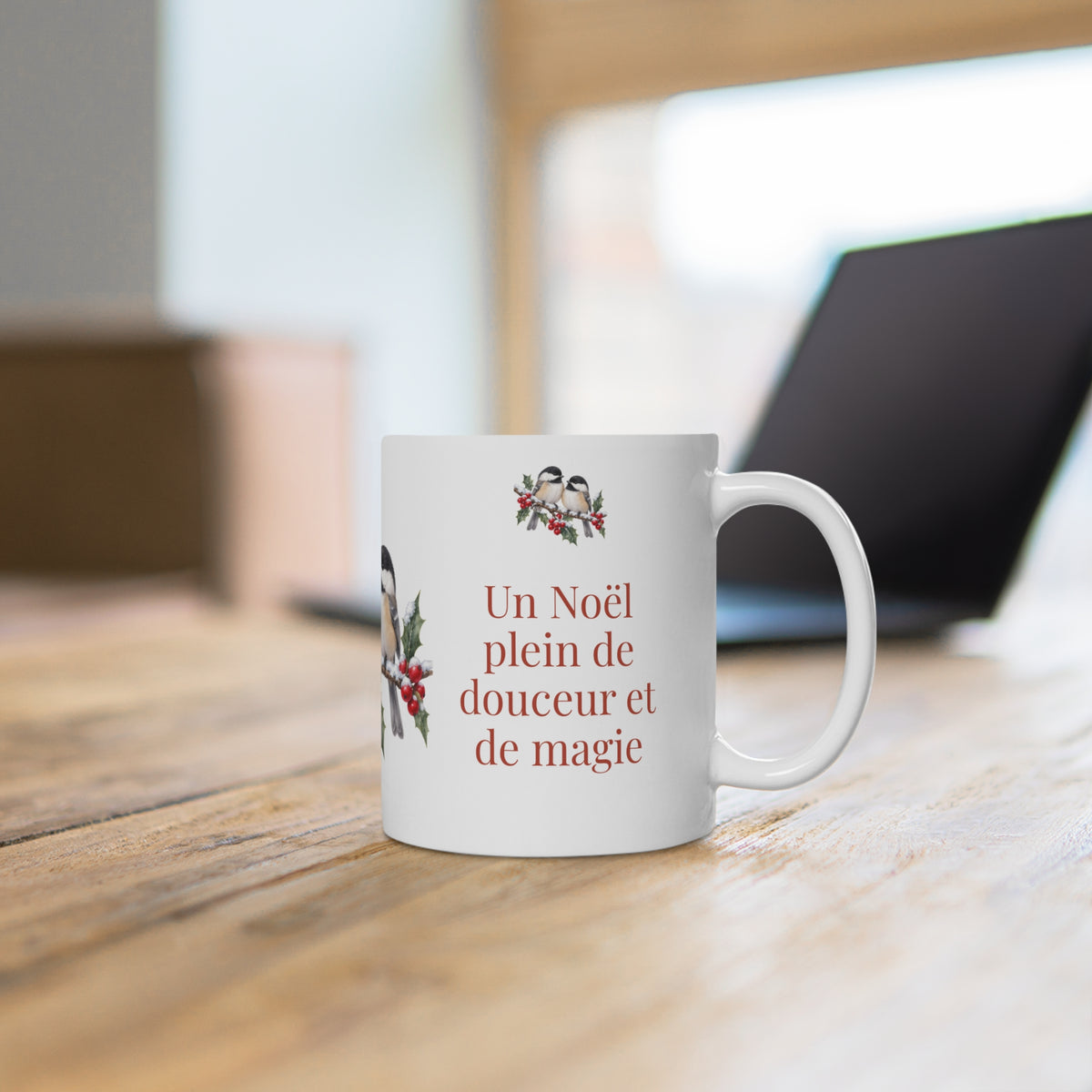 Mug personnalisé Joyeux Noël – Chic
