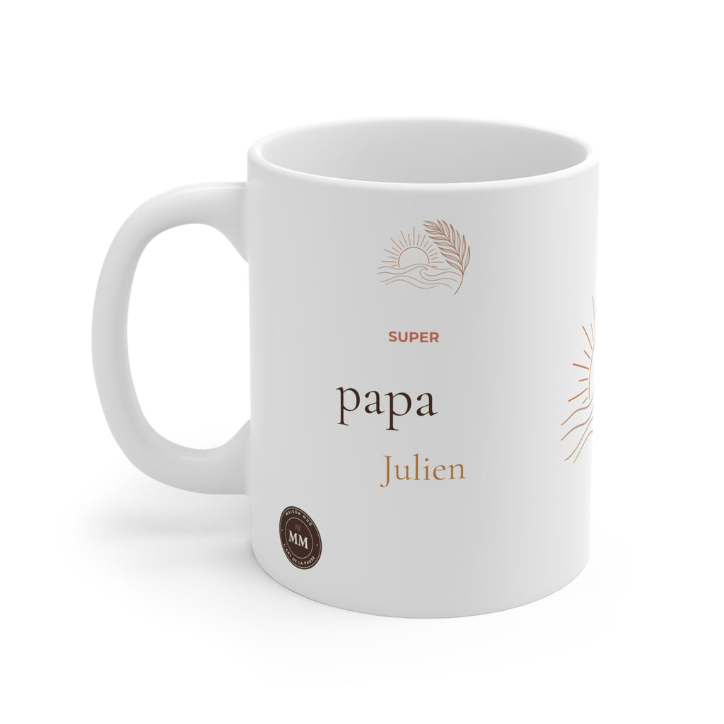 Mug personnalisé Super papa – Raffinée