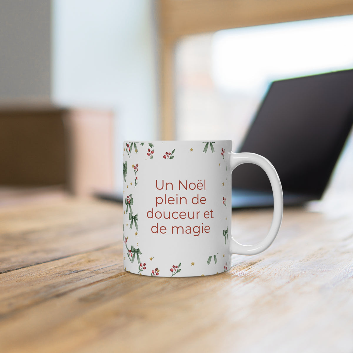 Mug personnalisé Joyeux Noël – Moderne