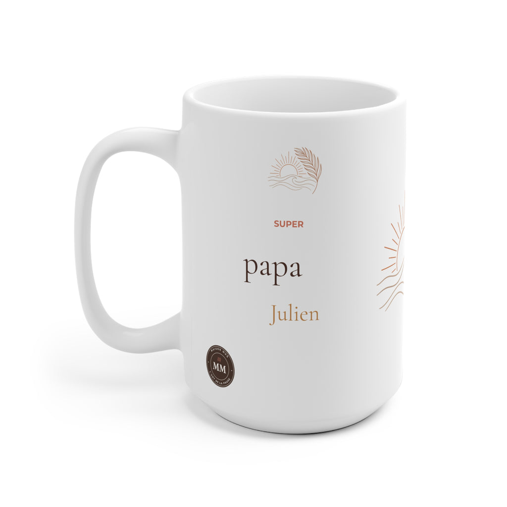 Mug personnalisé Super papa – Raffinée