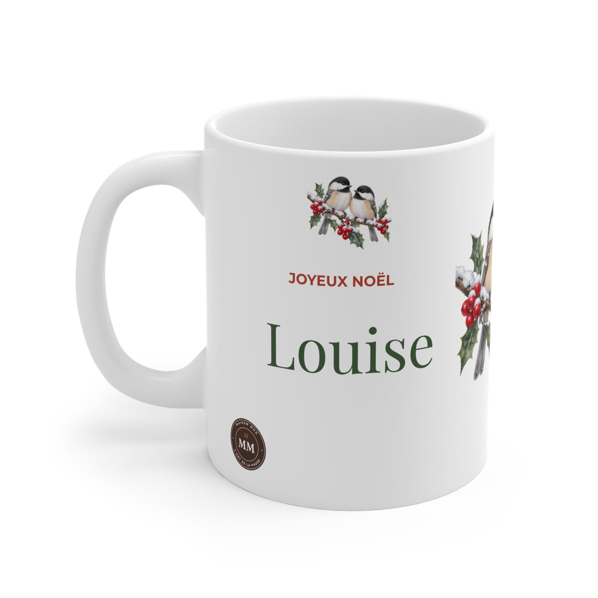 Mug personnalisé Joyeux Noël – Chic