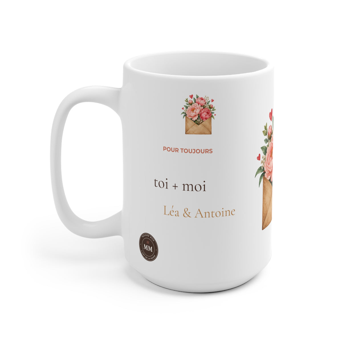 Mug personnalisé Toi + moi – Raffinée