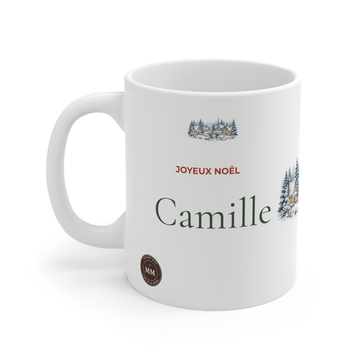 Mug personnalisé Joyeux Noël – Raffinée