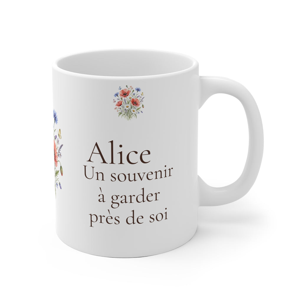 Mug personnalisé Photo & prénom – Raffinée