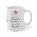 Mug personnalisé Photo & prénom – Raffinée