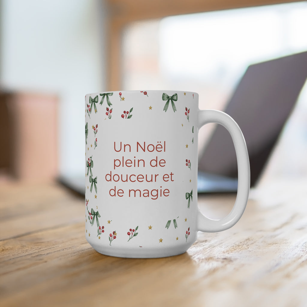 Mug personnalisé Joyeux Noël – Moderne