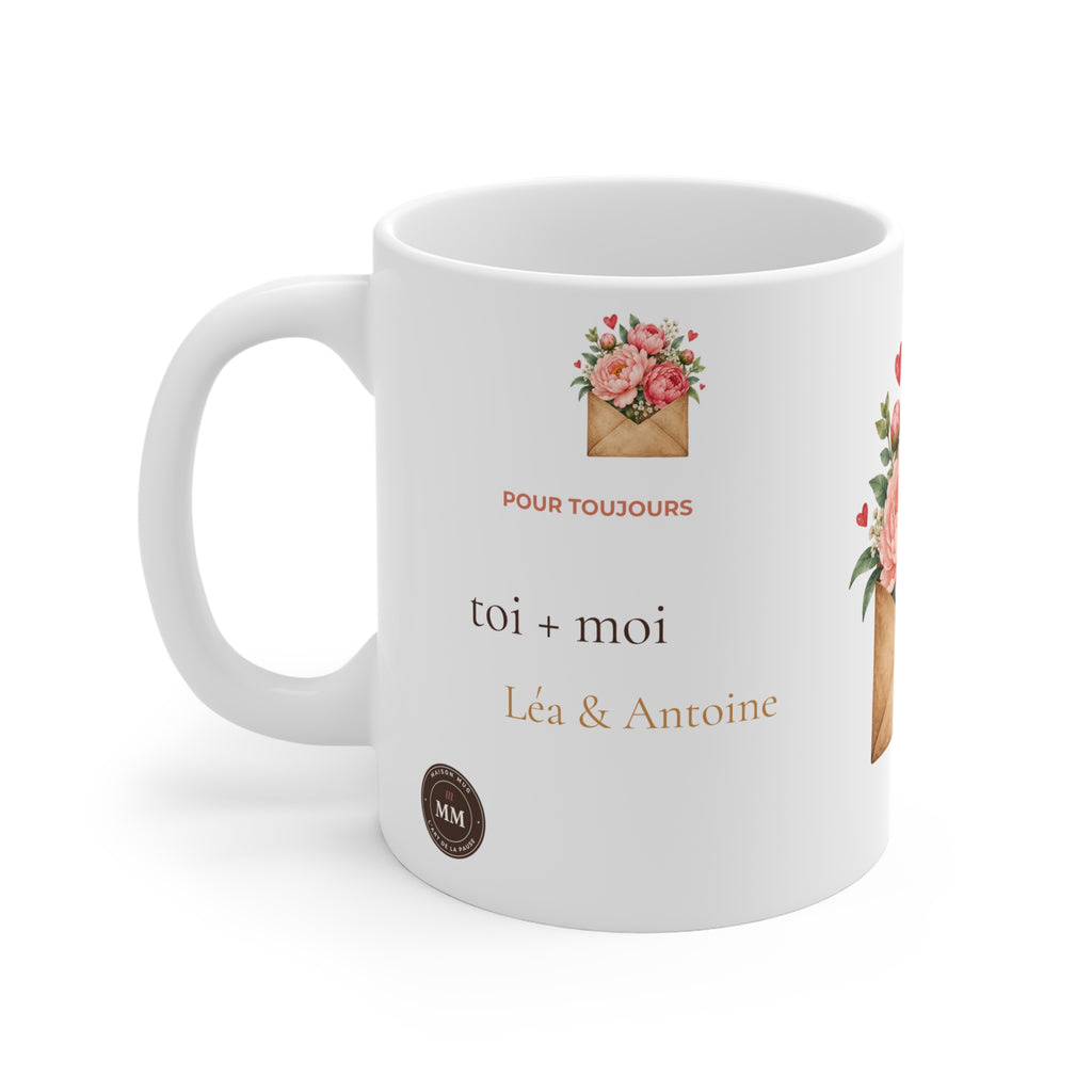 Mug personnalisé Toi + moi – Raffinée