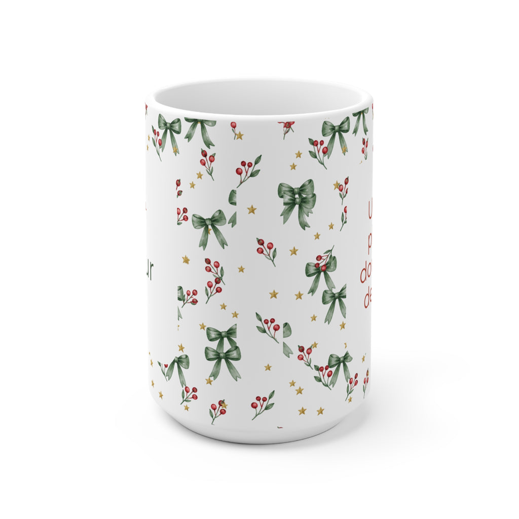 Mug personnalisé Joyeux Noël – Moderne