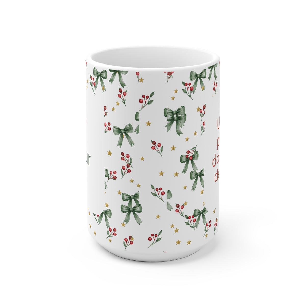Mug personnalisé Joyeux Noël – Moderne