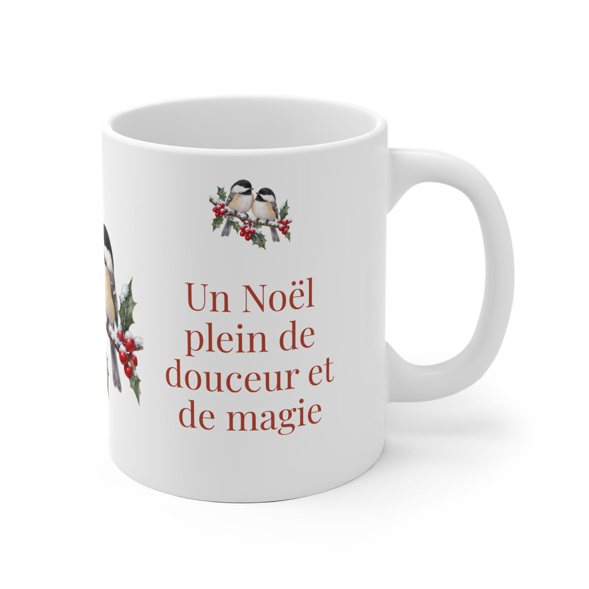 Mug personnalisé Joyeux Noël – Chic