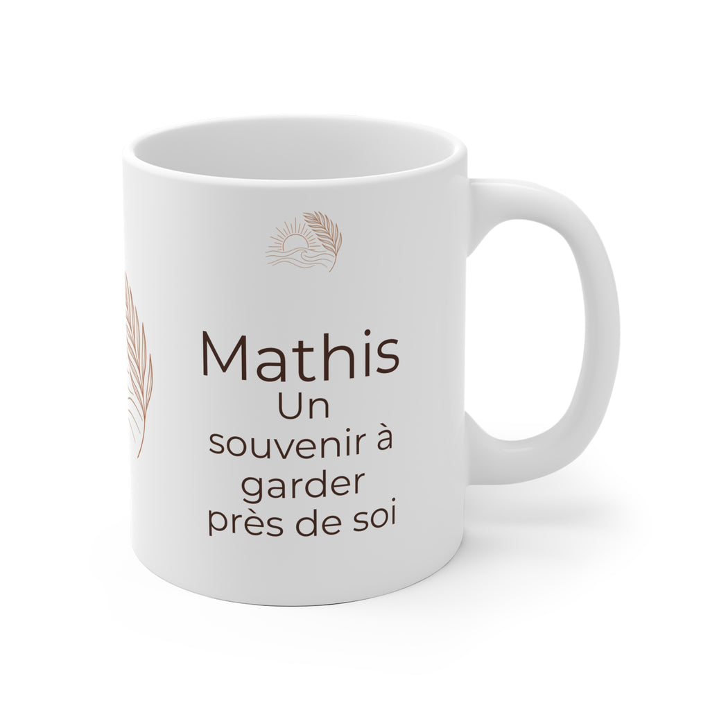 Mug personnalisé Photo & prénom – Moderne