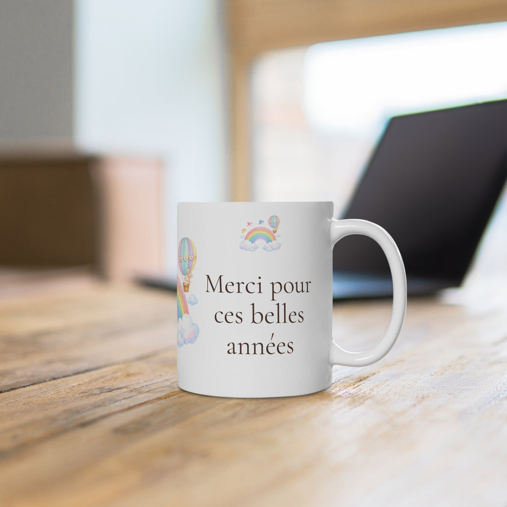 Mug personnalisé Merci nounou – Raffinée