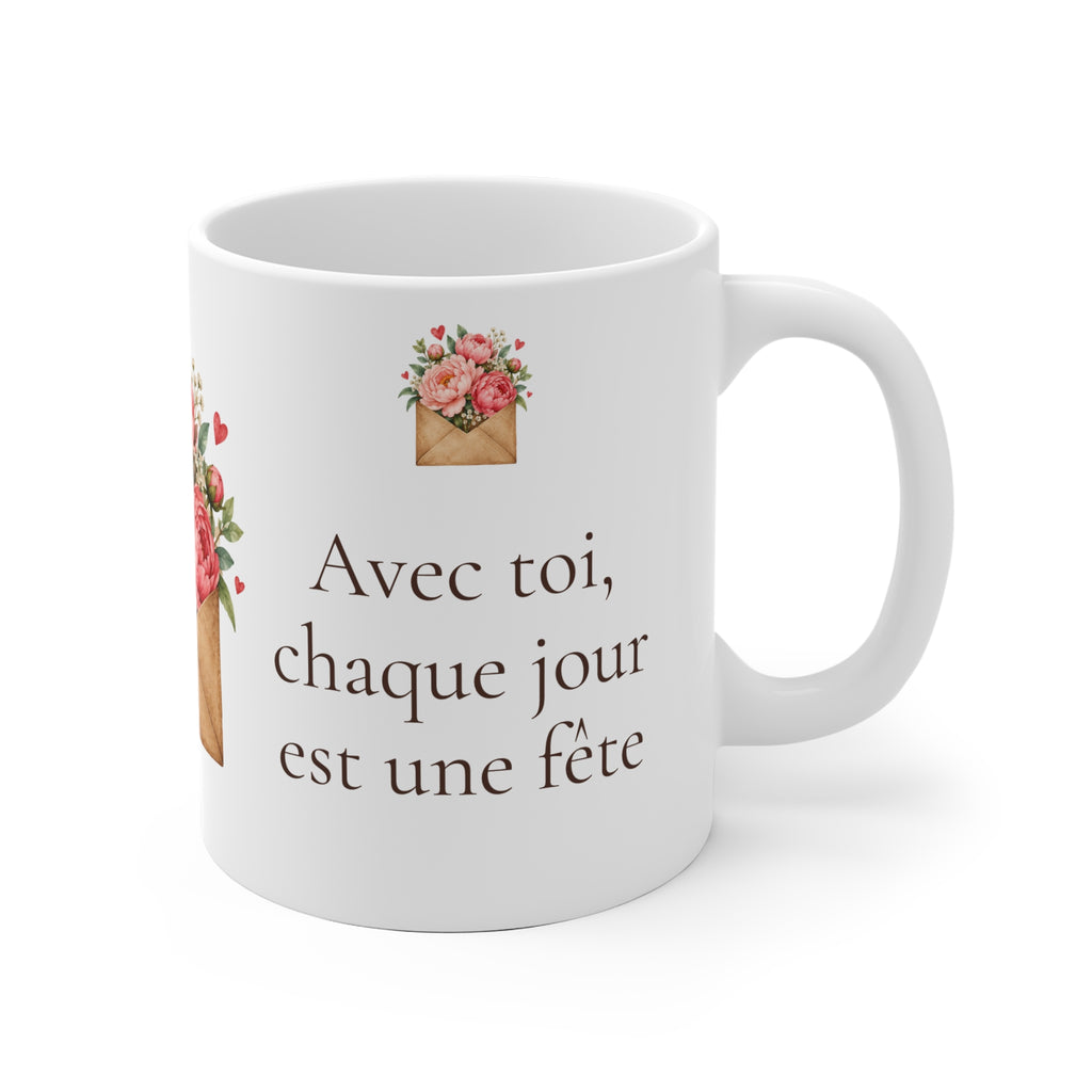 Mug personnalisé Toi + moi – Raffinée